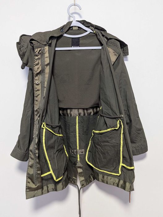 Geacă Laura Scott 44, parka kaki, utilitarian chic, casual urban