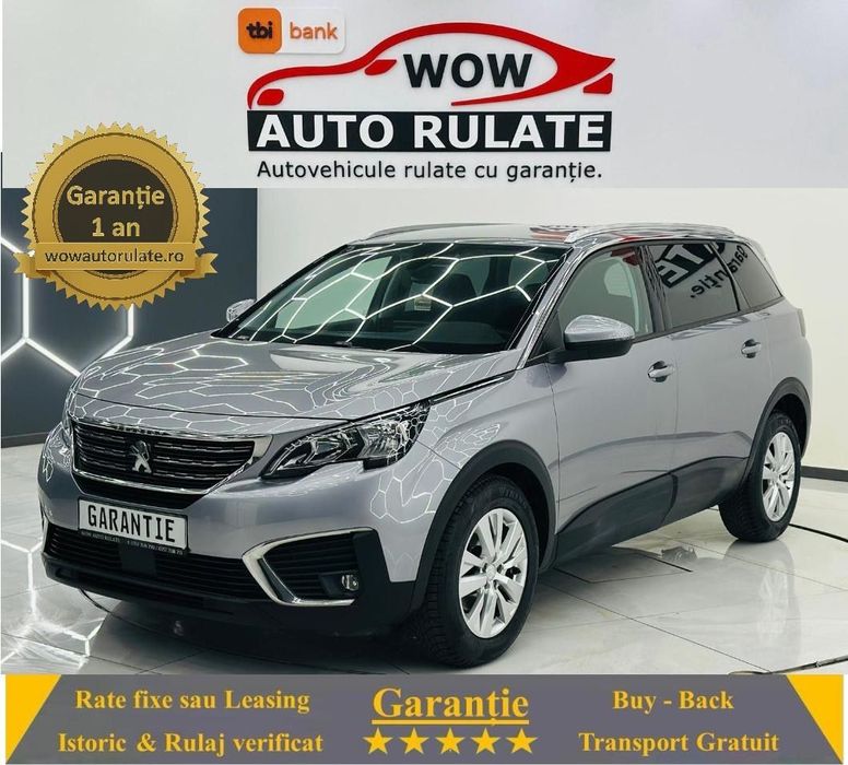 Peugeot 5008 2018 1.2i E6 7Locuri Garantie 12 Luni Rate Avans 0 Doar cu Buletinul
