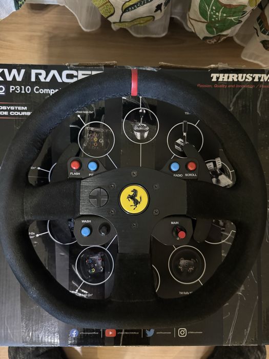 Thrustmaster Ferrari F599XX EVO 30 Wheel Alcantara Edition add-on