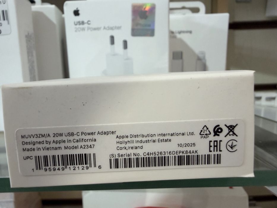 Оригинальные Адаптеры на все модели Iphone