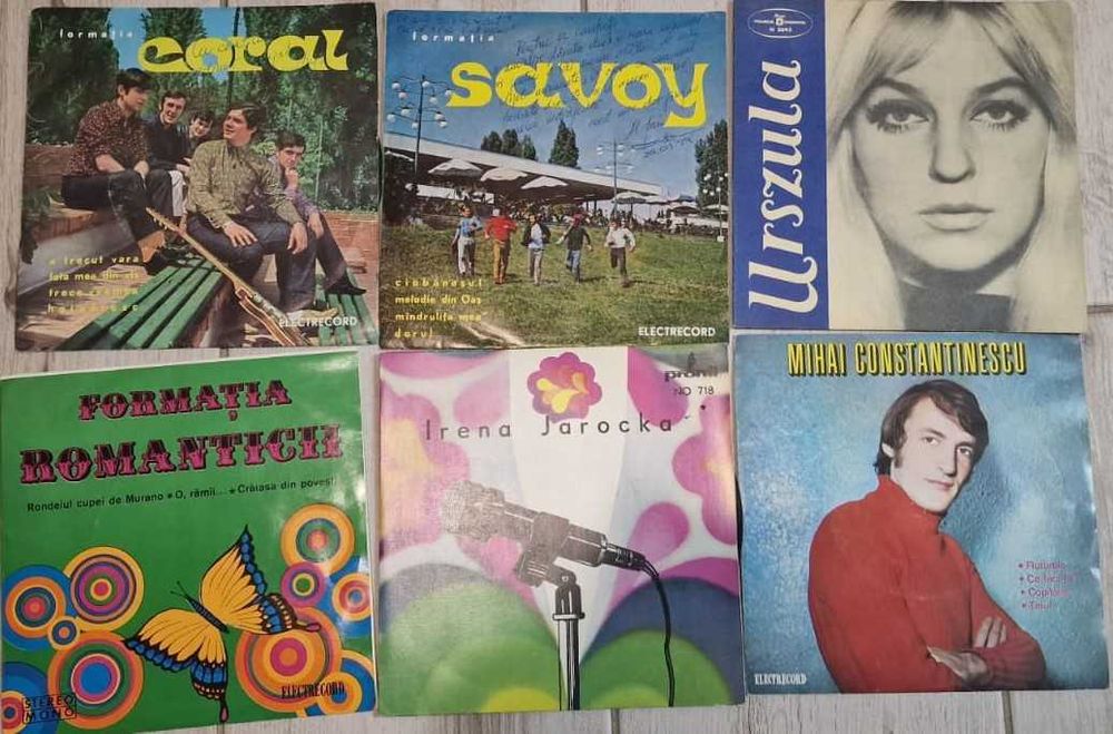 Diferite discuri vinil de 17cm