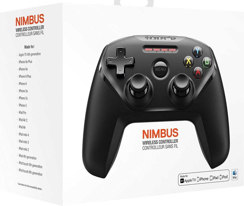 Controller wireless SteelSeries Nimbus compat. PC iPhone iPod Apple TV