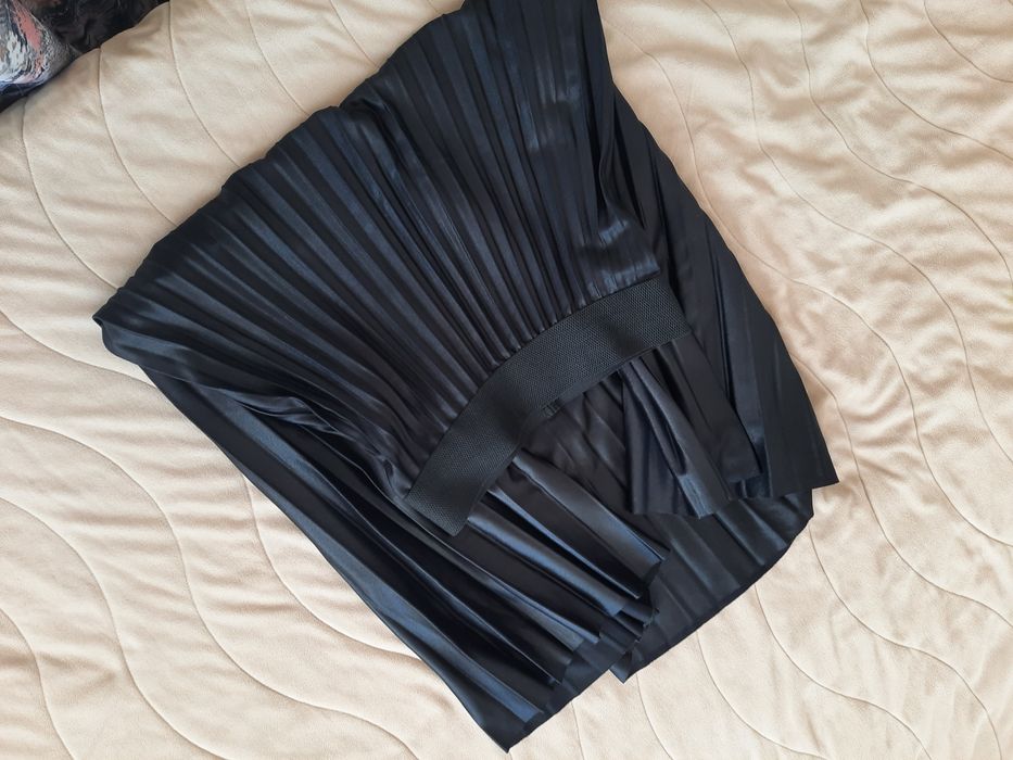 Дълга пола с промазан ефект