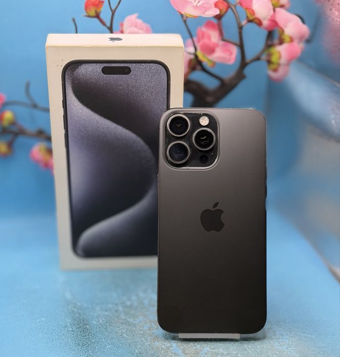 Apple iPhone 15 Pro Max, 256GB, 5G, Black Titanium