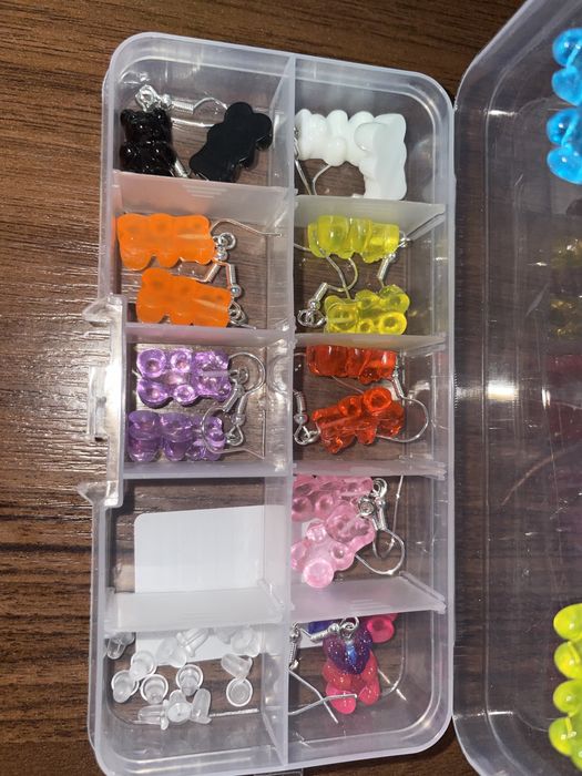 Серьги мишки детские и взрослые