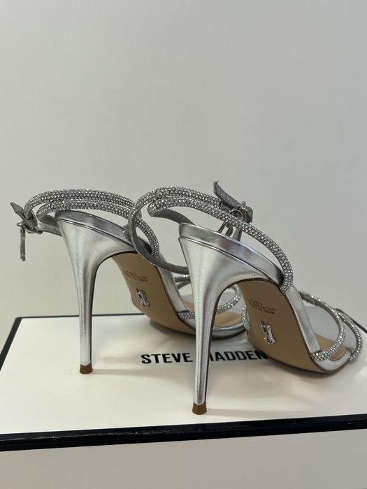 Sandale Steve Madden argintii - marimea 41
