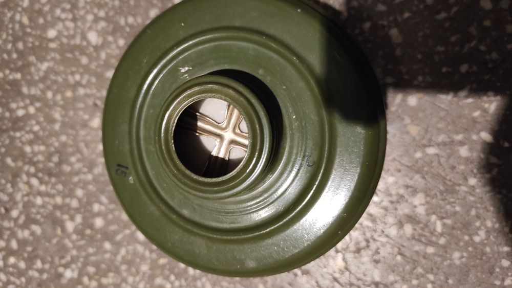 filtru masca gaz army (cca 1970)
