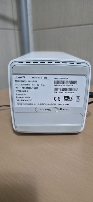 Router Modem 4G sim card  Huawei B618 600Mb/s