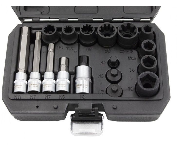 Комплект специални вложки за спирачки 17 части