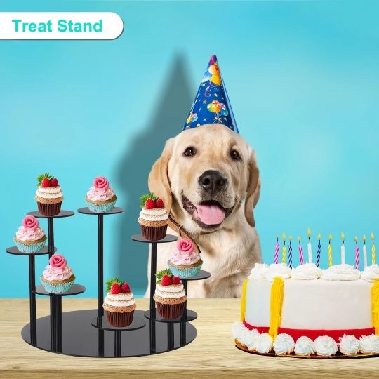 Suport multifuncțional, modern, fabricat din acril negru*