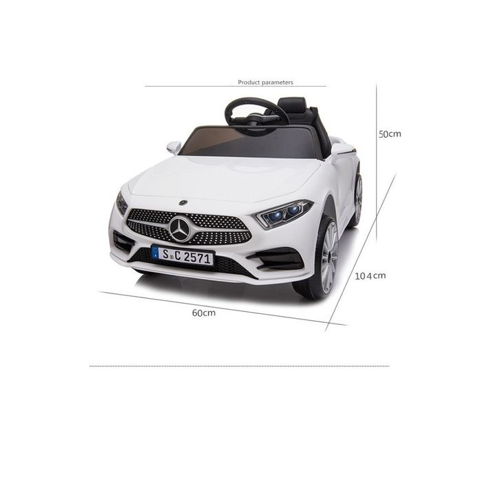 Акумулаторна кола Mercedes Benz CLS350 с кожена седалка 12V