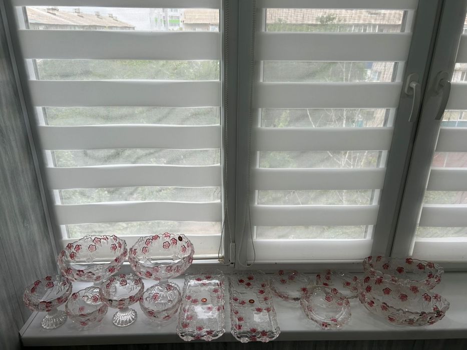 Посуда из чешского стекла