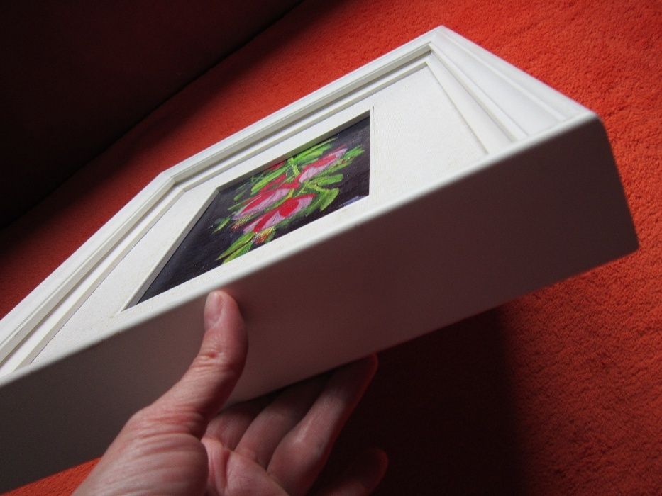 cadou inedit Clopotei tablou pictura ulei, semnat,rama 3D lemn