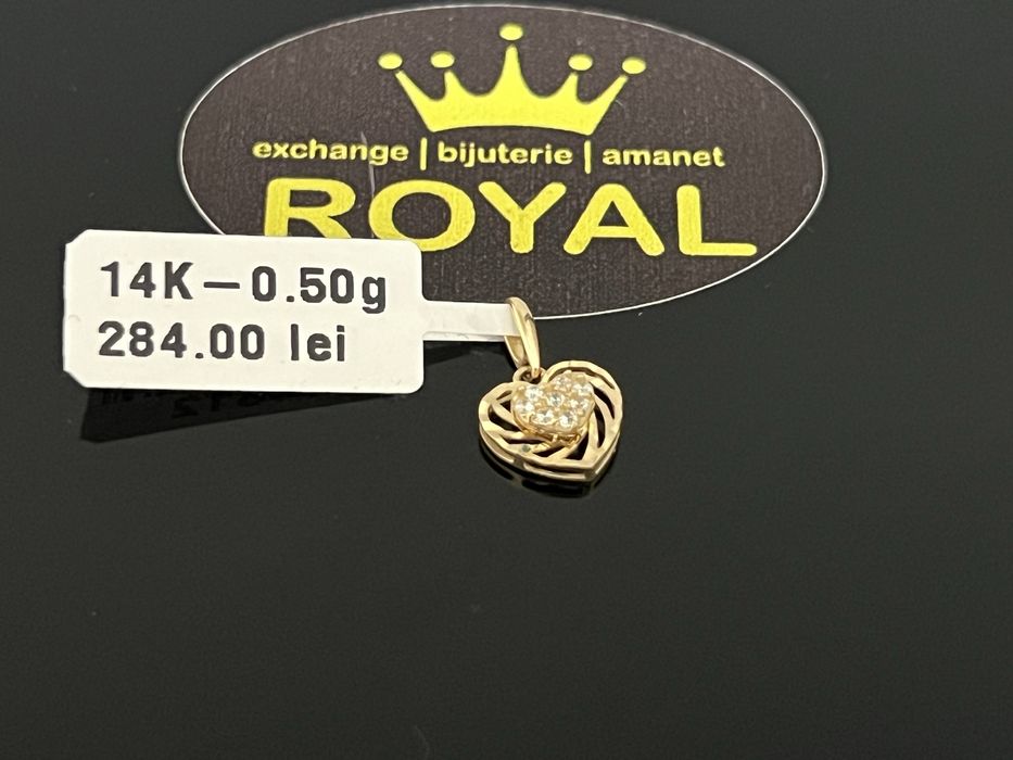 Bijuteria Royal CB : Pandant aur 14K 0,50 grame