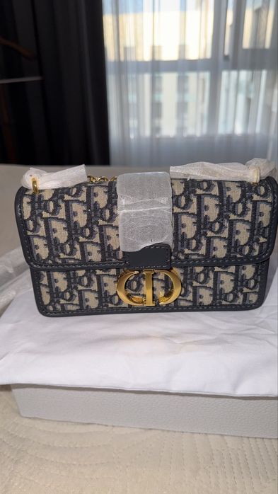Сумка в стиле Dior 30 Montaigne Oblique