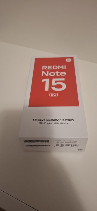 Xiaomi Redmi Note 15 5G/ 256GB/ 8GB RAM-600 Lei FIX!!!
