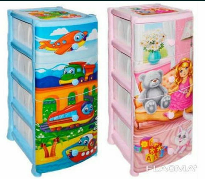 Пластиковые детские комоды!