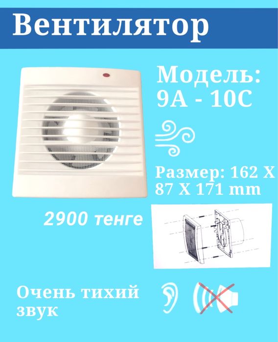 Вентилятор вытяжной (1 штук)