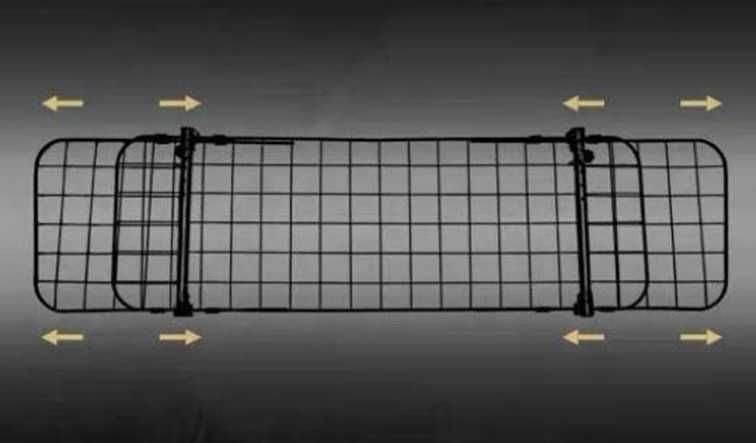 Нова Предпазна Преграда Решетка Мрежа за куче / кучета за кола * МЕТАЛ