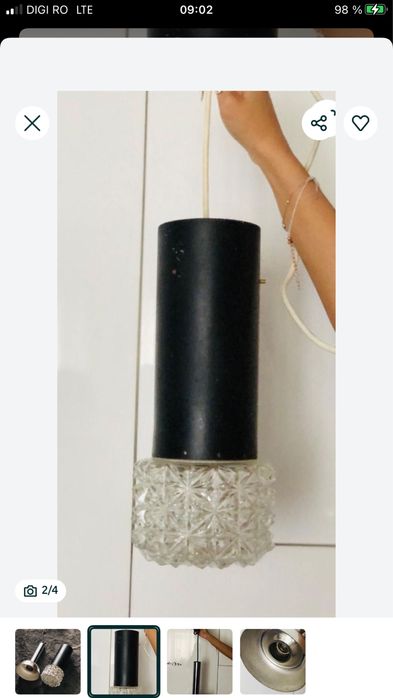 Mid century lampa pendul