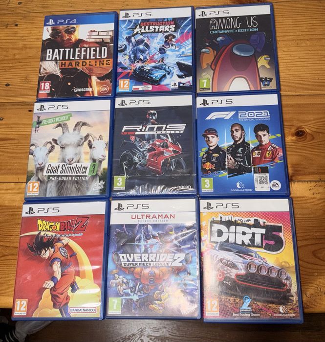 Игры PS5 / PS4 бу,торг возможен