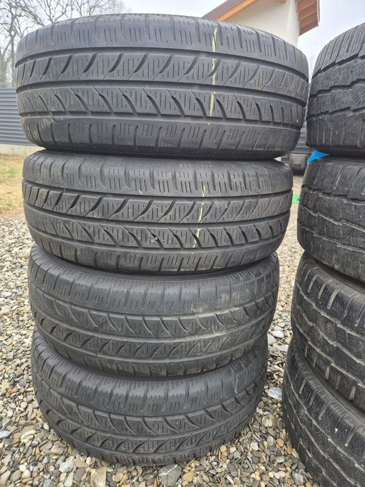 Vând jante+cauciucuri de Ford Tranzit  215/65/16 C M+S imp Germania