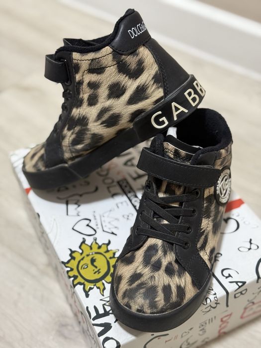 Кожанные Детские ботинки для девочки