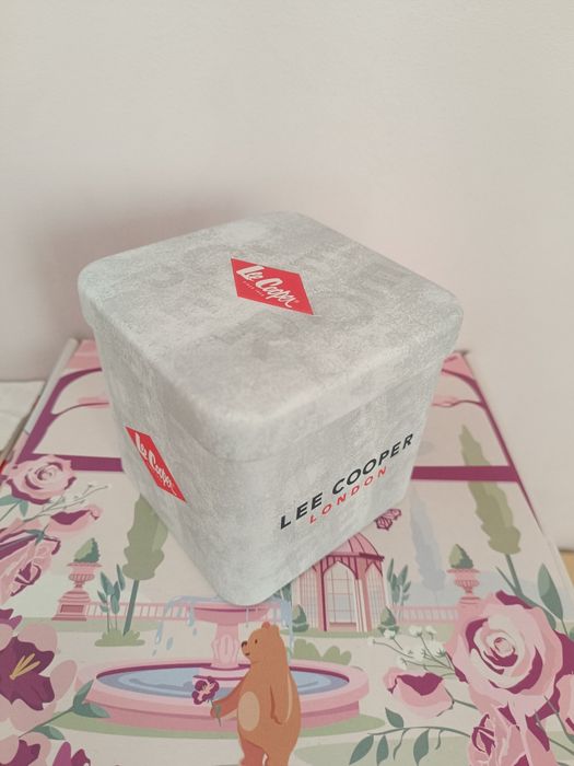 Часовник Lee Cooper зелена естествена кожа