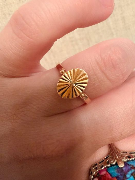 Серьги ромбики СССР