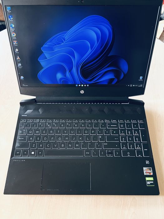 Laptop Gaming HP, AMD Ryzen 4600H (12 CPU), nVidia GeForce 1650 4GB