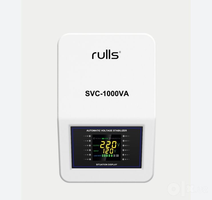 Стабилизатор напряжения Rulls SVC-1000VA Stabilizator Kuchlanish