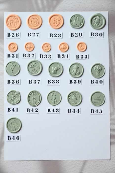 Sigilii ceara realizate manual