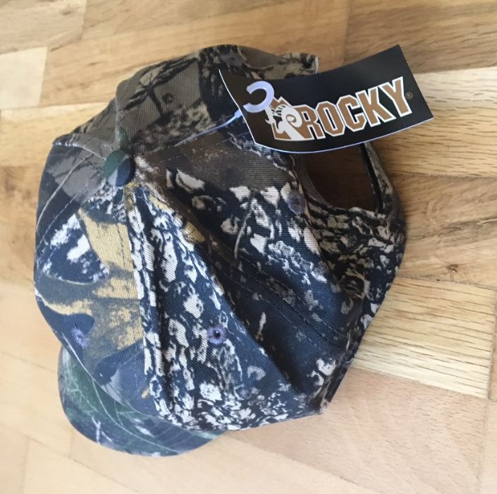 Спортно - риболовни камуфлирани шапки Rocky и Browning - 20 лв/бр