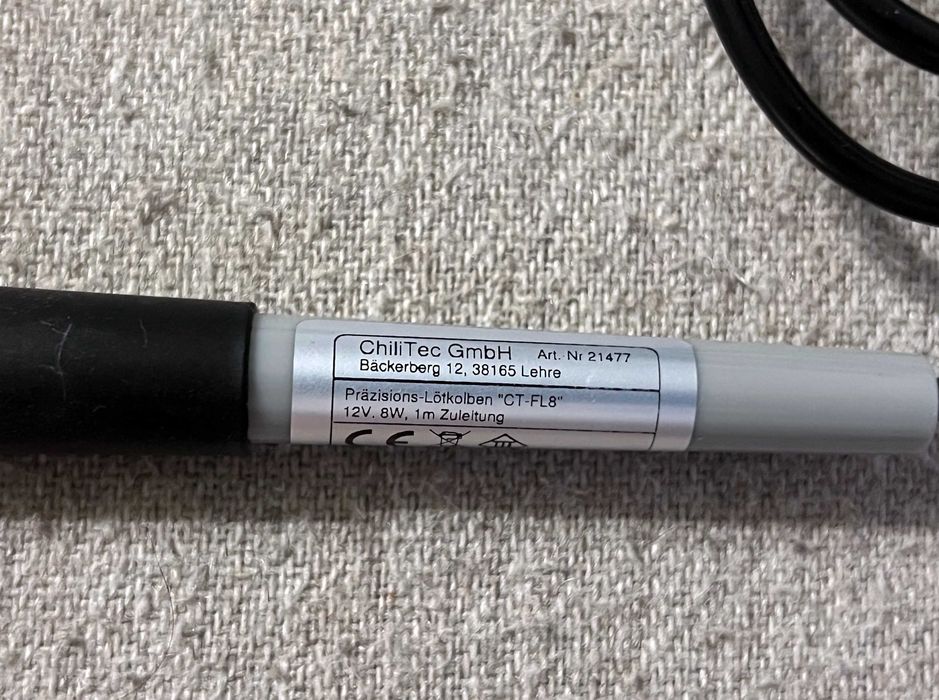 Letcon de precizie 12V 8W ChilliTec CT-FL8 nou, mini stație lipit
