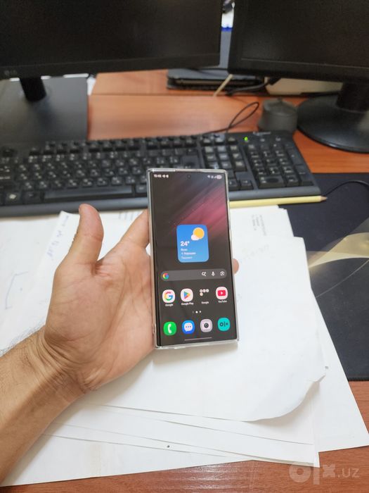 Samsung S22ultra 5G 12/256gb ideal ochilmagan usta kurmagan aybi yuq
