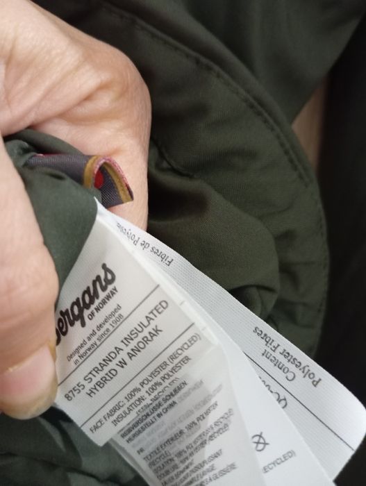 Bergans of Norway hybrid anorak,Gobi cashmere,