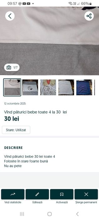 Buși interior copii noi + o pereche de adidași