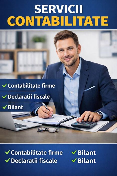 Ofer servicii de contabilitate pentru SRL colaborare online