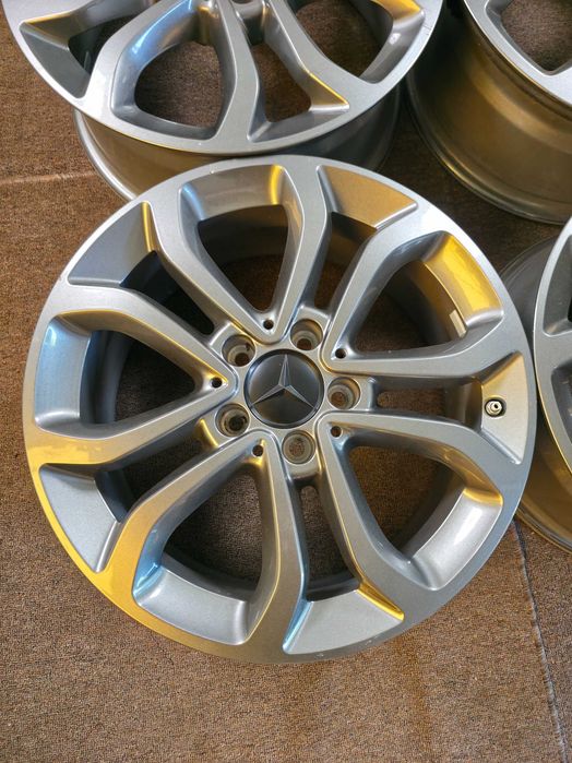 4 Jante Aliaj 5x112 17'' 7J ET 48.5 - OEM Mercedes C-Class W205 W206 A Class B Class V-Class VITO VIANO CLA GLC GLB
