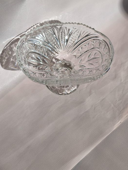 Хрустальные конфетницы б/у 4шт