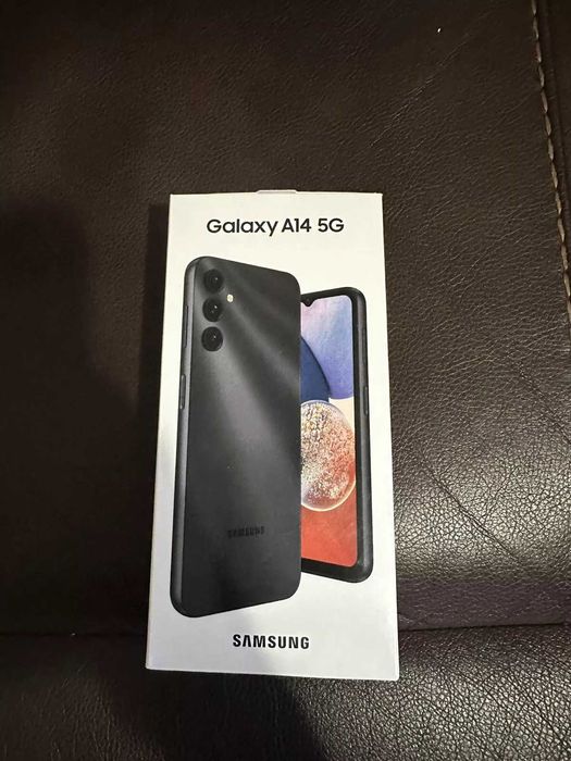 Telefon Samsung A14 64GB 5G DualSim ecran 6.6 inch Camera 50MP Negru Sigilat