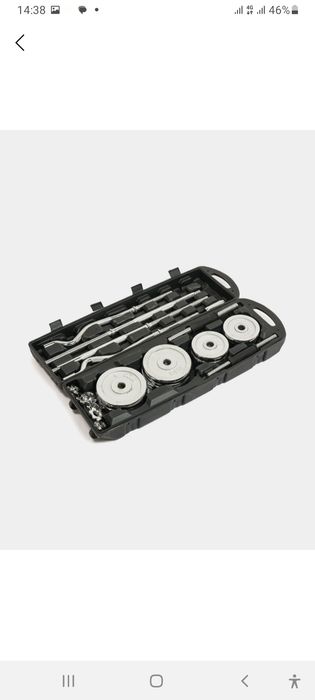 55kg 6tasi bitta gantellar to'plami