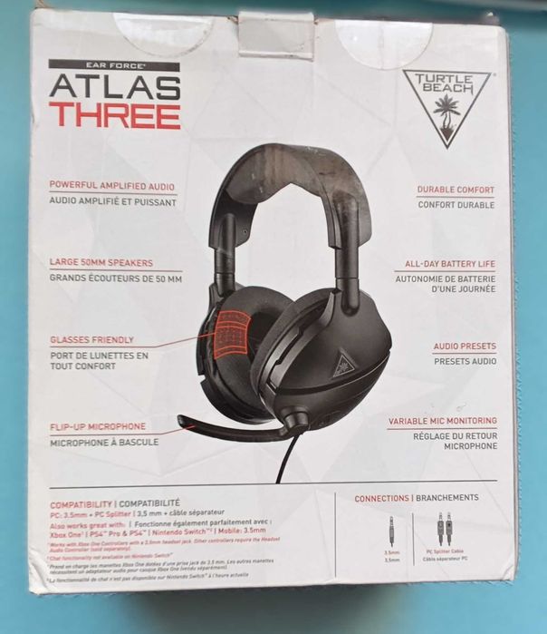 Гейминг слушалки за PC Turtle Beach Atlas Three
