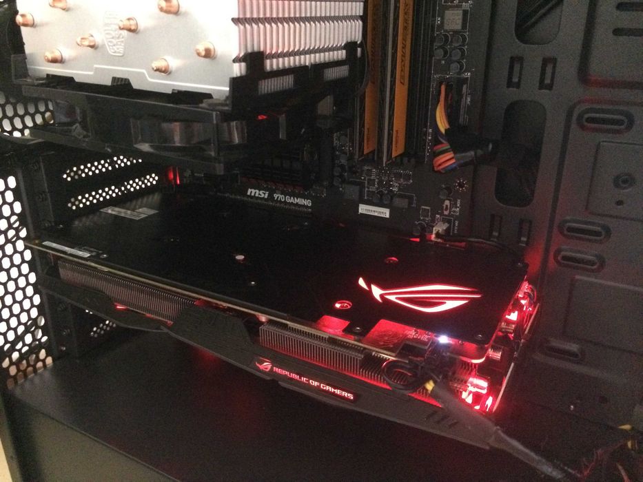Видеокарта RX480 8gb Asus Strix