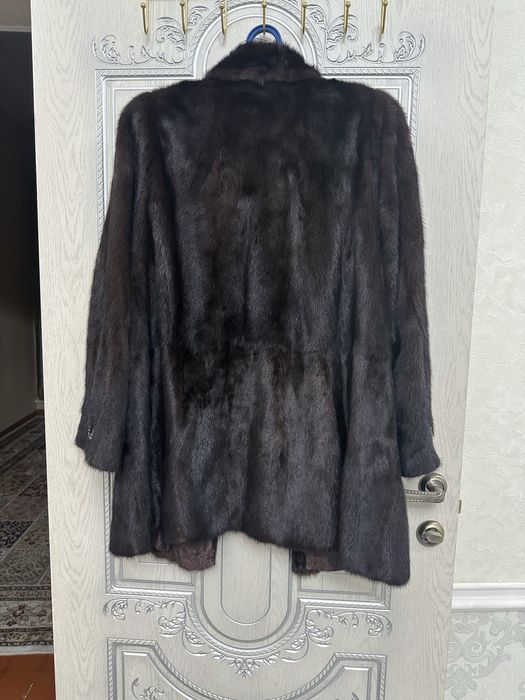 норковая шуба без капюшоном