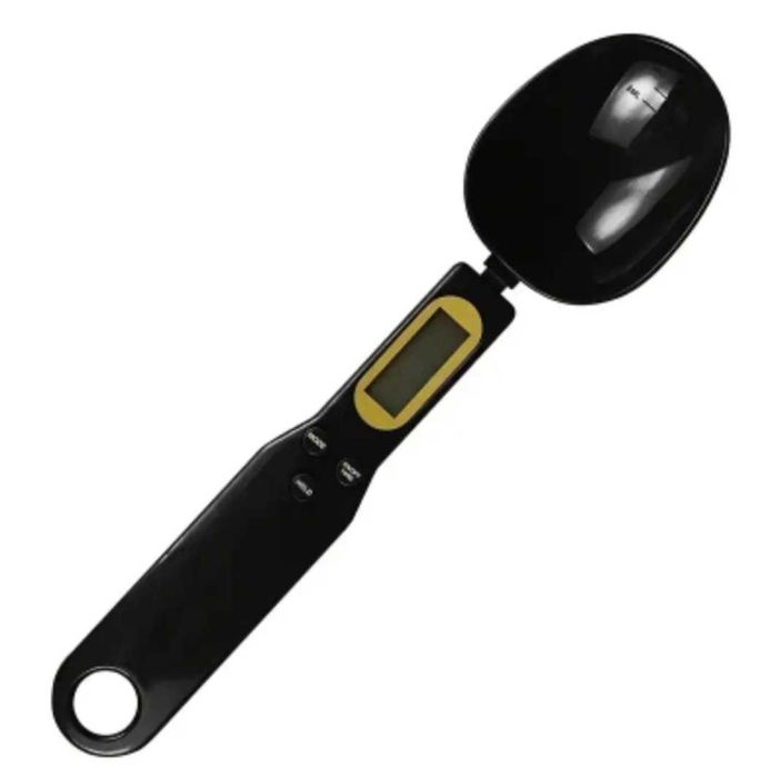 Цифрова кухненска везна с лъжица и LCD дисплей, прецизно измерване