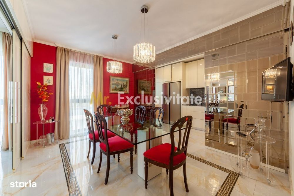 Apartament ultracentral - 3 camere, 167 mp, 2 terase, 2 locuri de parc