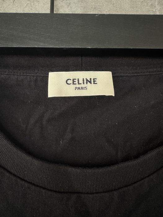 Тениска Celine (white/black)