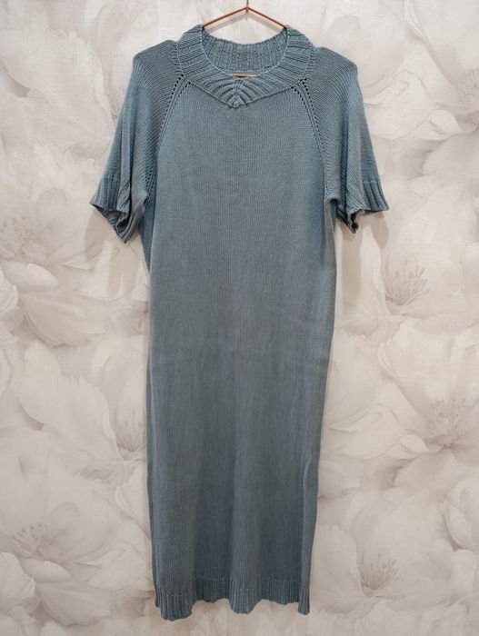 Вязаное платье из хлопка