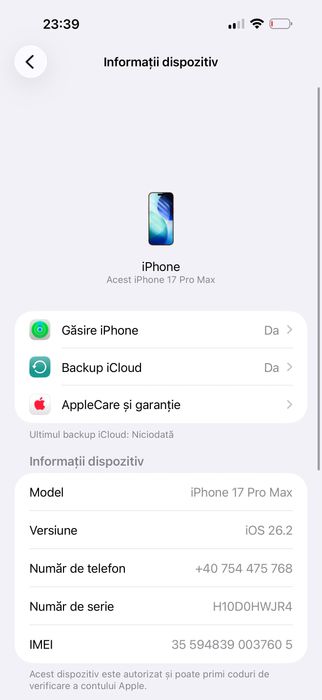 iPhone 17 pro Max orange